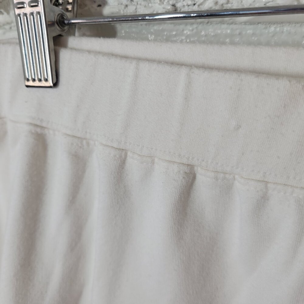 Talbots Women's 2X Plus White A-Line Skirt Mini Cotton Blend Pull-On WHI33E - Picture 5 of 9